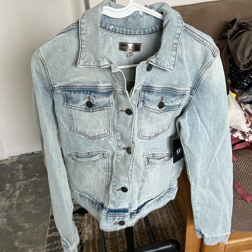 Kut from the Kloth Blue Jean Jacket Classic Style